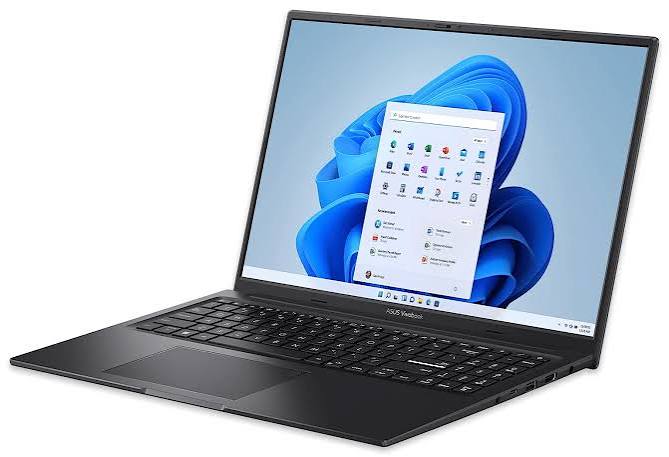 Laptop with book marketing research